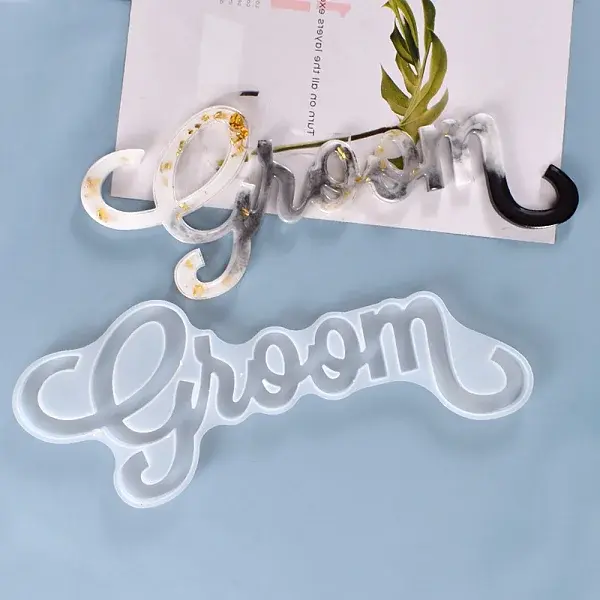 Wedding DIY Word Groom Silicone Molds