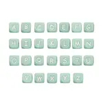 26Pcs 26 Style Silicone Alphabet Beads for Bracelet or Necklace Making