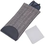 1Pc Rectangle PVC Eyeglass Cases