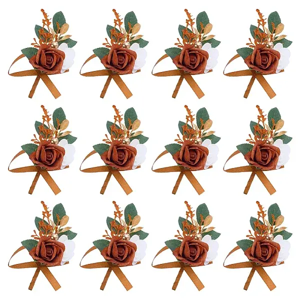 12Pcs 2 Bags PE Plastic Brooches