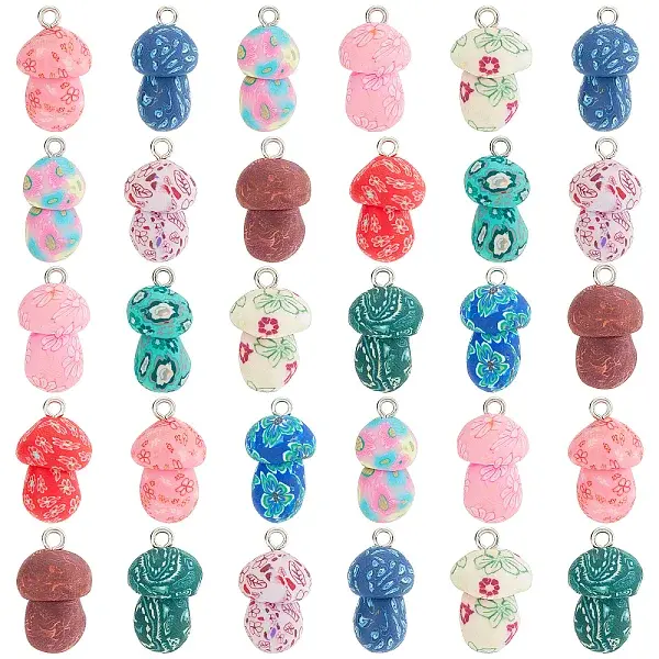 Handmade Polymer Clay Pendants