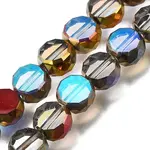 Electroplated Transparent Glass Beads Strands