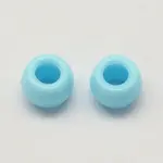 Opaque Acrylic European Beads