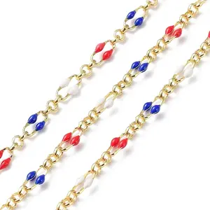 Enamel Oval Link Chains