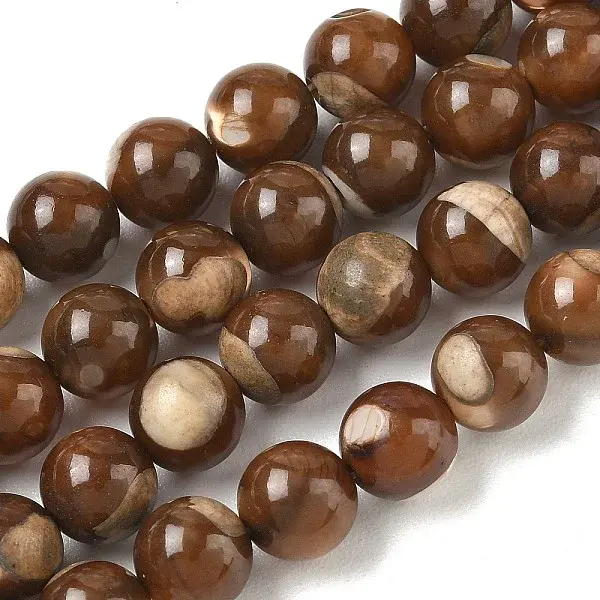 Natural Trochus Shell Beads Strands