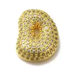 Brass with Cubic Zirconia Pendants