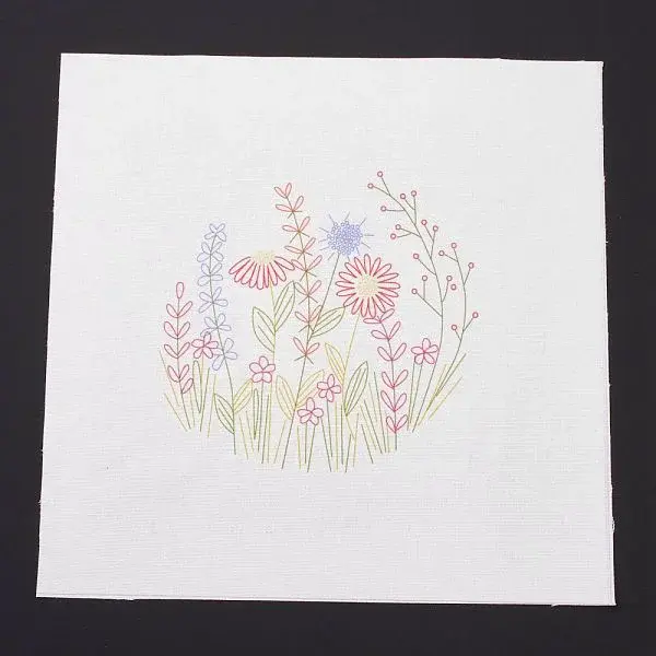 DIY Embroidery Fabric with Eliminable Pattern