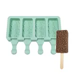 Food Grade DIY Rectangle Ice-cream Silicone Molds