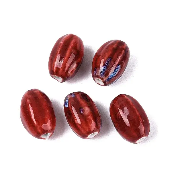 Vintage Handmade Porcelain Beads