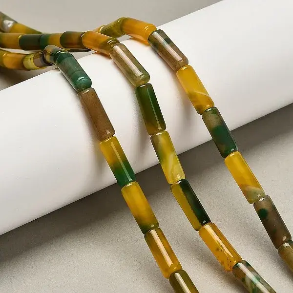 Dyed Natural Agate Beads Strands