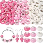 100cs Large Hole Resin European Beads