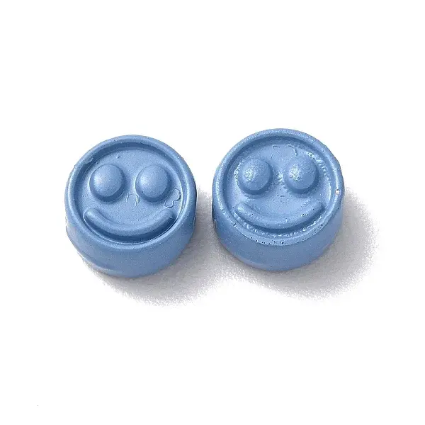 Spray Painted Alloy Beads