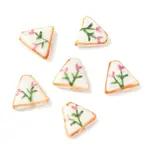 Flower Theme Handmade Porcelain Beads