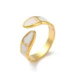304 Stainless Steel Enamel Cuff Rings