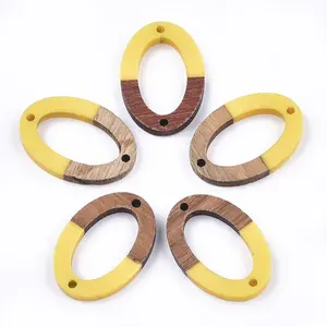 Resin & Walnut Wood Links connectors