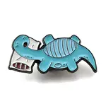 Sleepy Dinosaur Enamel Pins