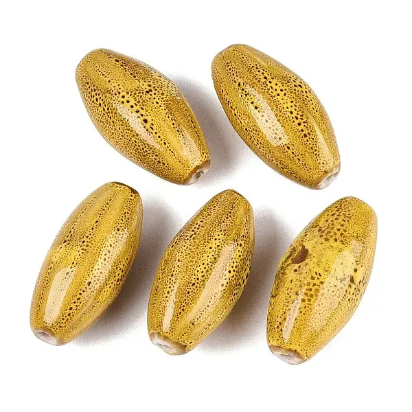 Vintage Handmade Porcelain Beads