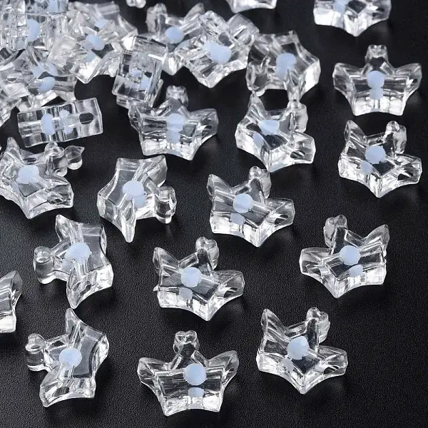 Transparent Acrylic Beads