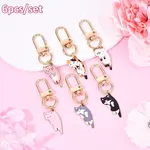 Cat Alloy Enamel Pendant Decorations
