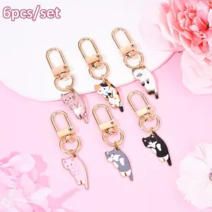 Cat Alloy Enamel Pendant Decorations