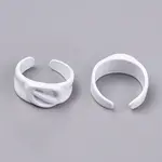 Spray Painted Alloy Cuff Rings