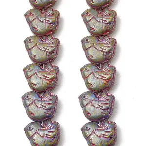 Painted Glass Beads Strands