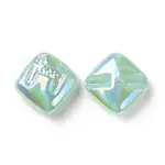 Rainbow Iridescent Plating Acrylic Beads