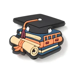 Graduation Theme Silicone Beads