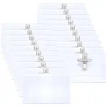 50Pcs Rectangle PVC Name Card Holder