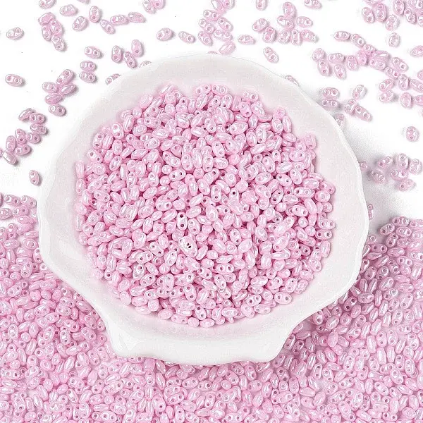 Opaque Colours Luster Glass Seed Beads