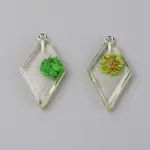 Transparent Clear Resin Pendants