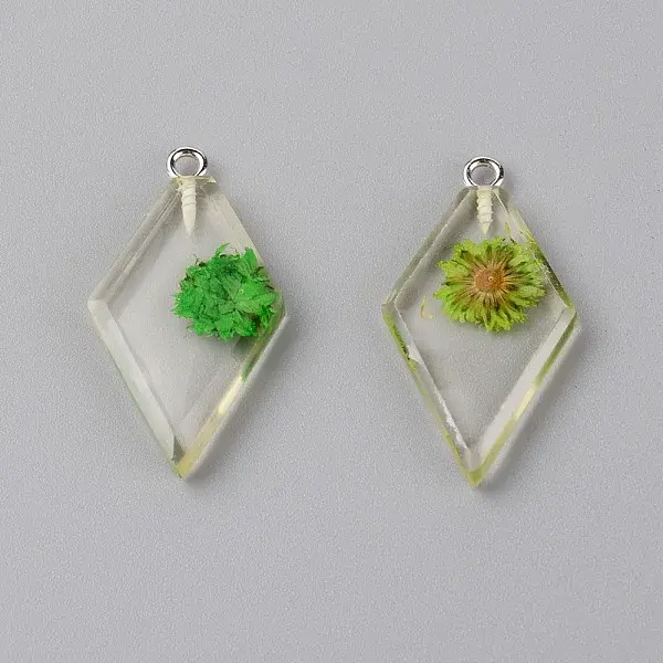 Transparent Clear Resin Pendants