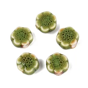 Vintage Handmade Porcelain Beads