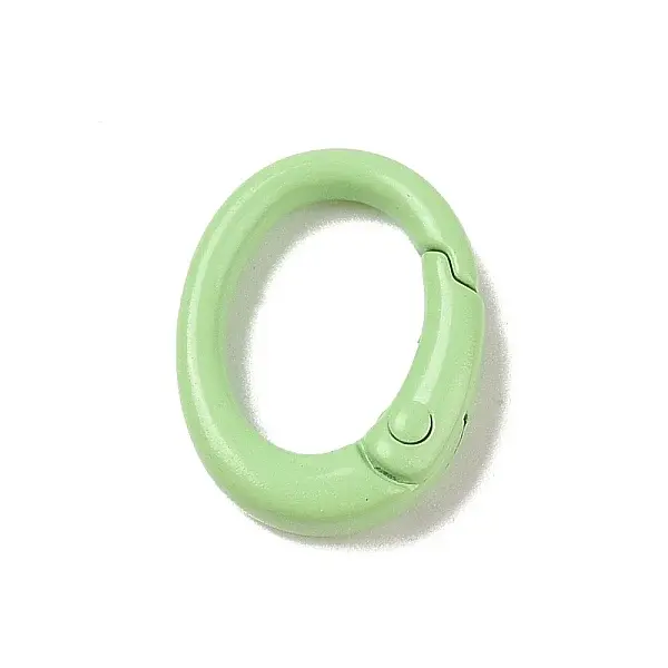 Spray Painted Alloy Spring Gate Rings