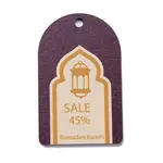 Ramadan Theme Wood Pendants