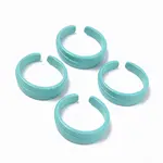 Spray Painted Alloy Cuff Rings