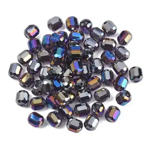 Electroplate Column Glass Beads