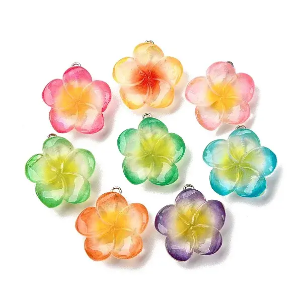 Transparen Resin Pendants