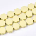 Spray Painted Non-magnetic Synthetic Hematite Beads Strands