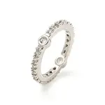 Brass Micro Pave Cubic Zirconia Bead Frame