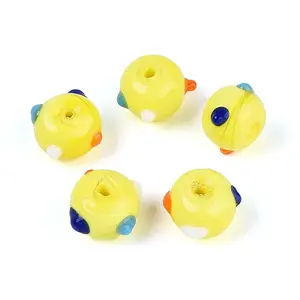 Handmade Lampwork Bumpy Beads