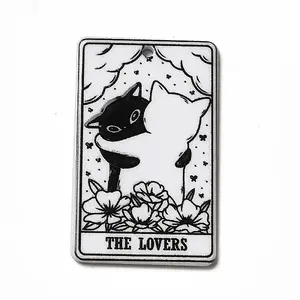 Tarot Theme Printed Acrylic Pendants