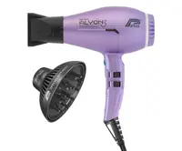 Set profesionálního fénu na vlasy Parlux Alyon a difuzéru Parlux Magic Sense - fialový, 2250 W + dárek zdarma