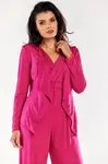 Awama Woman's Jacket A559 Fuchsia