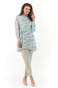 Infinite You Woman's Blouse M162 Blue