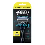 Wilkinson Sword Holiaci strojček Hydro 5 Skin Hydration + 4 hlavice