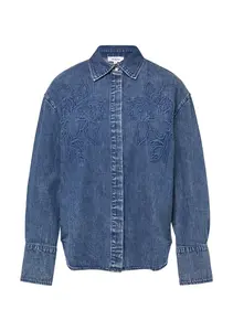s.Oliver Blúzka  modrá denim
