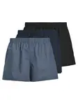 JACK & JONES Boxerky 'Milano'  modrá / námornícka modrá / čierna