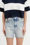 Tommy Jeans šortky dámske rifľové