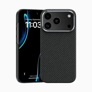 Benks Magnetic Armor Air Kevlar obal Metal Frame, iPhone 17 Pro, černý
